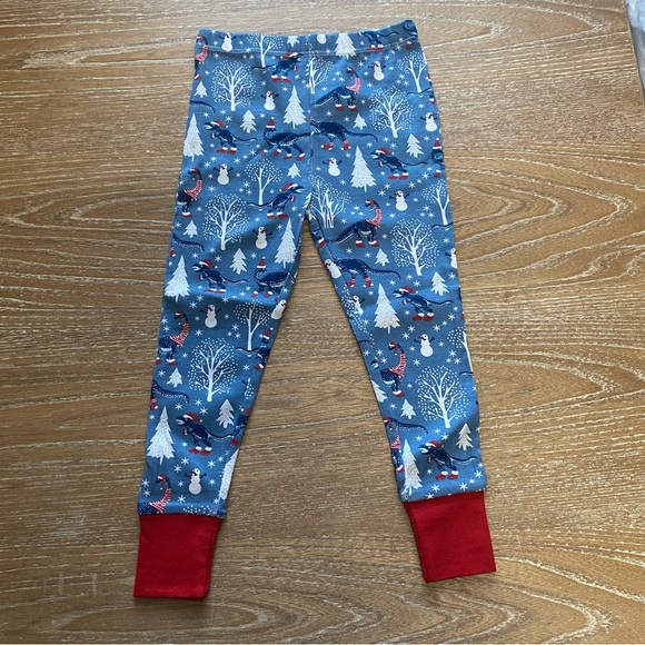 *NWT* Honest Baby Clothing 100% Organic Cotton Christmas Dinosaur Pajama Set 3T - Picture 11 of 14